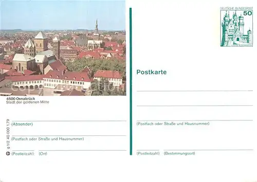 AK / Ansichtskarte Osnabrueck Stadtblick Kat. Osnabrueck