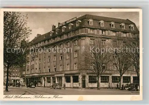 AK / Ansichtskarte Koblenz Rhein Hotel Hoehmann Kat. Koblenz