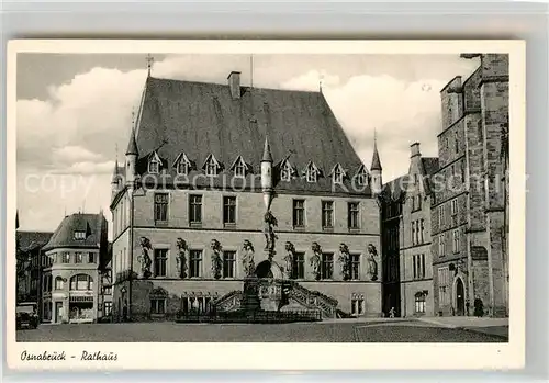 AK / Ansichtskarte Osnabrueck Rathaus Kat. Osnabrueck
