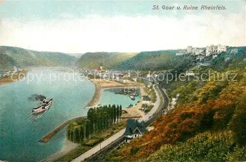 AK / Ansichtskarte Goar St Ruine Rheinfels Kat. Sankt Goar