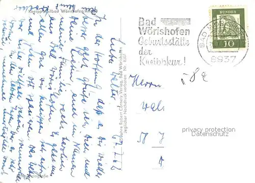 AK / Ansichtskarte Bad Woerishofen Kurpark Sebastianeum Kurpark Kat. Bad Woerishofen
