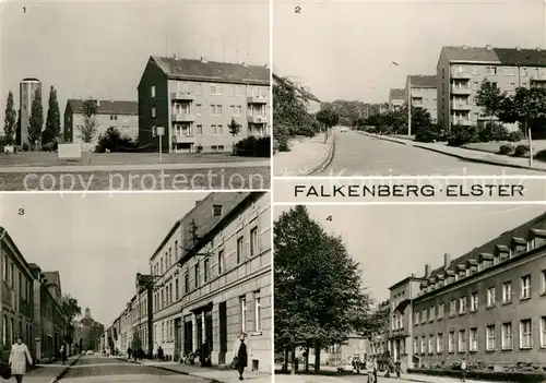 AK / Ansichtskarte Falkenberg Elster Siedlung Voelkerfreundschaft Walther Rathenau Strasse Postamt Kat. Falkenberg Elster