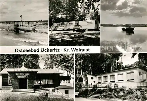 AK / Ansichtskarte ueckeritz Usedom Fischerhhuette Strandklause  Kat. ueckeritz Usedom