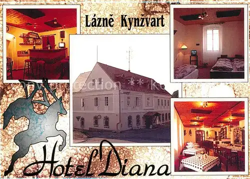 AK / Ansichtskarte Lazne Kynzvart Hotel Diana  Kat. Bad Koenigswart