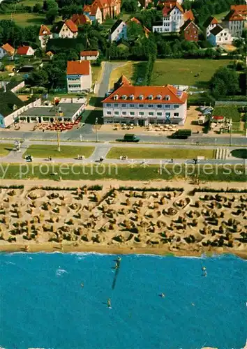 AK / Ansichtskarte Duhnen Nordsee Hotel Strandperle Fliegeraufnahme Kat. Cuxhaven