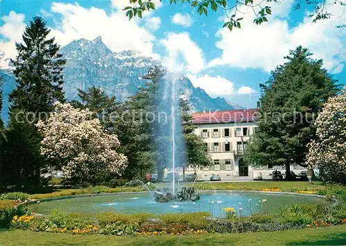 AK / Ansichtskarte Glarus GL Hotel Glarnerhof Volksgarten Wiggis  Kat. Glarus