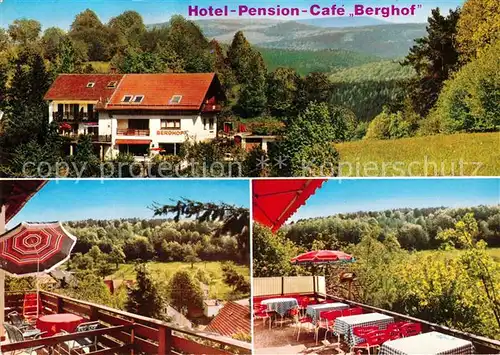 AK / Ansichtskarte Grein Neckarsteinach Hotel Pension Cafe Berghof Kat. Neckarsteinach