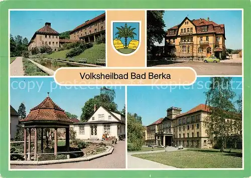 AK / Ansichtskarte Bad Berka Sanatorium HO Kurhotel Goethebrunnen Kurmittelhaus Zentralklinik Kat. Bad Berka