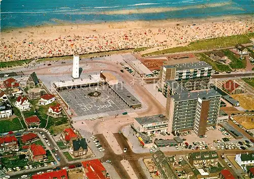 AK / Ansichtskarte Noordwijk aan Zee  Vuurtorenpleain Luchtopname Kat. Noordwijk