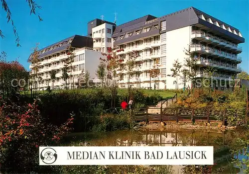 AK / Ansichtskarte Bad Lausick Median Klinik Rehaklinik Teich Kat. Bad Lausick