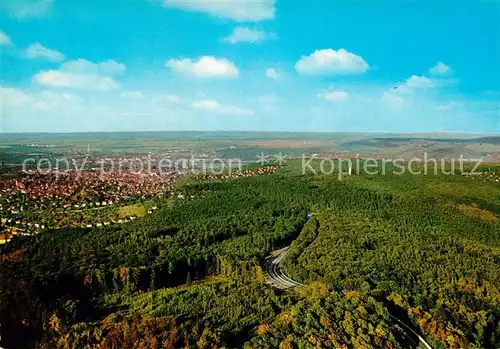 AK / Ansichtskarte Stuttgart Panorama Blick vom Fernsehturm Kat. Stuttgart