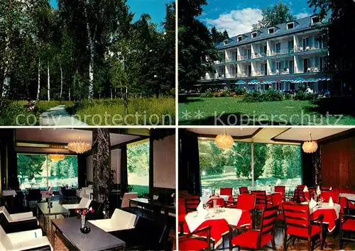 AK / Ansichtskarte Villach Kaernten Hotel Josefinenhof mitte im Kurpark Kat. Villach