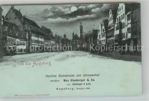AK / Ansichtskarte Augsburg Sankt Jakobsplatz  Kat. Augsburg