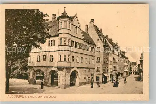 AK / Ansichtskarte Augsburg Landwirtschaftsschule  Kat. Augsburg