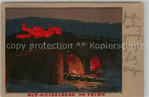 AK / Ansichtskarte Heidelberg Neckar Schloss Kat. Heidelberg