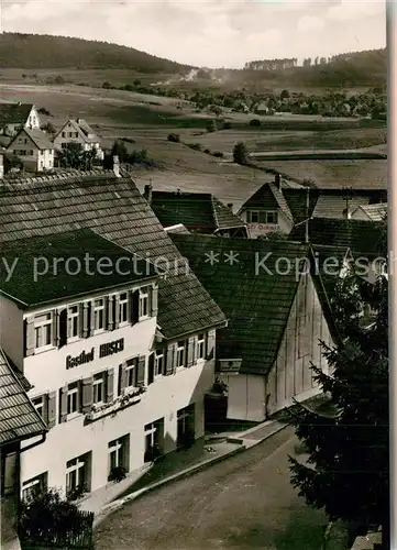 AK / Ansichtskarte Luetzenhardt Hotel Pension Hirsch Kat. Waldachtal
