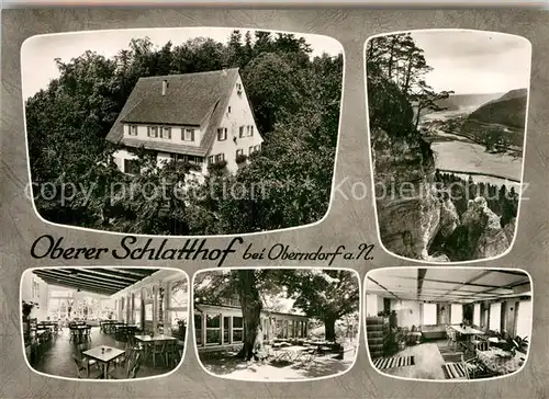AK / Ansichtskarte Oberndorf Neckar Gasthof Oberer Schlatthof Kat. Oberndorf am Neckar