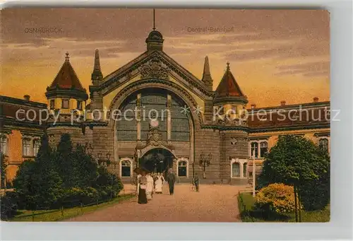 AK / Ansichtskarte Osnabrueck Central Bahnhof Kat. Osnabrueck