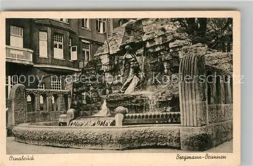 AK / Ansichtskarte Osnabrueck Bergmann Brunnen Kat. Osnabrueck