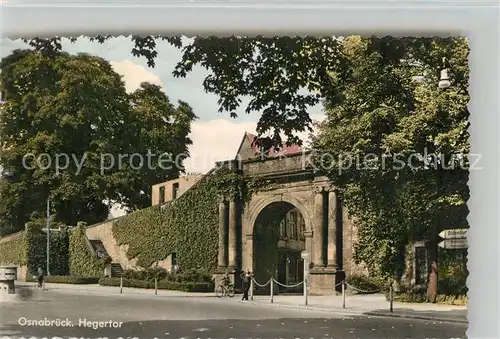 AK / Ansichtskarte Osnabrueck Hegertor Kat. Osnabrueck