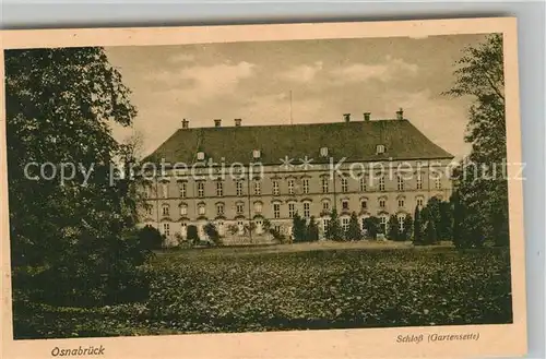 AK / Ansichtskarte Osnabrueck Schloss Garten Kat. Osnabrueck