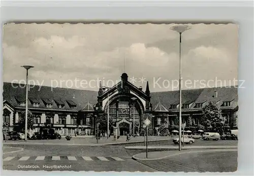 AK / Ansichtskarte Osnabrueck Hauptbahnhof Kat. Osnabrueck