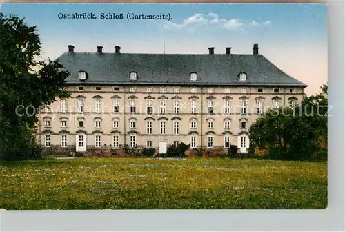 AK / Ansichtskarte Osnabrueck Schloss Gartenseite Kat. Osnabrueck