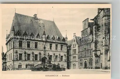 AK / Ansichtskarte Osnabrueck Rathaus Kat. Osnabrueck