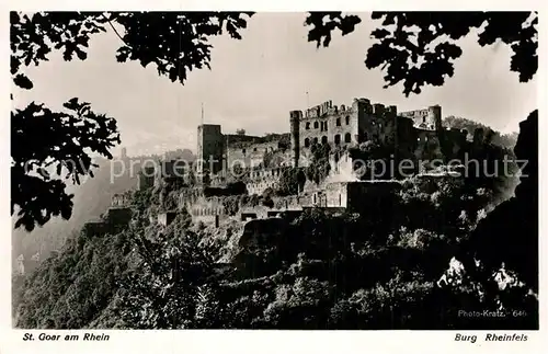 AK / Ansichtskarte St Goar Rhein Burg Rheinfels Kat. Sankt Goar