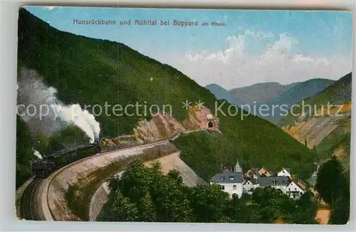 AK / Ansichtskarte Boppard Rhein Hunsrueckbahn Muehltal Kat. Boppard