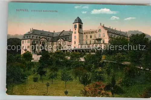 AK / Ansichtskarte Boppard Rhein Kurhaus Marienberg Kat. Boppard