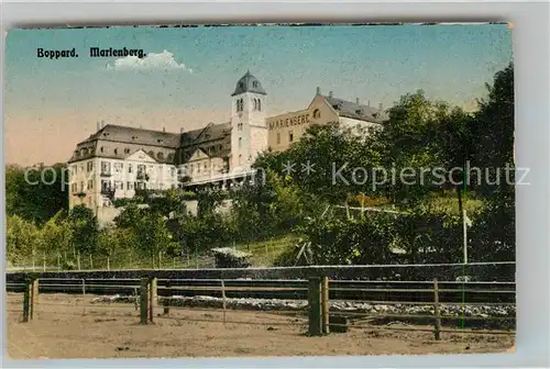 AK / Ansichtskarte Boppard Rhein Burg Marienberg Kat. Boppard