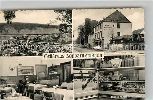 AK / Ansichtskarte Boppard Rhein Restaurant Pension Kretschel Metzgerei Lokal Panorama Kat. Boppard