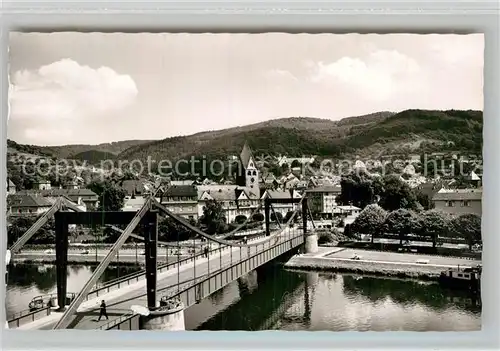 AK / Ansichtskarte Nassau Bad Bruecke Kat. Nassau Lahn