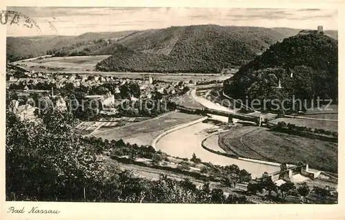 AK / Ansichtskarte Bad Nassau Panorama Burg Lahn Kat. Nassau Lahn