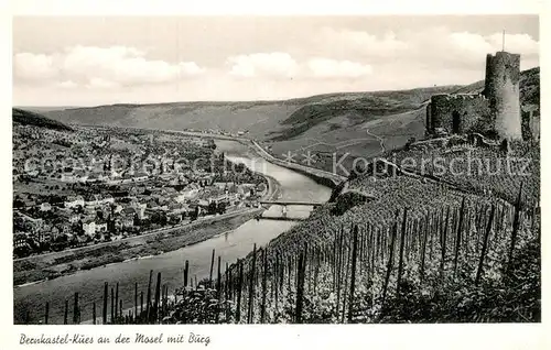 AK / Ansichtskarte Bernkastel Kues Burg Landshut Kat. Bernkastel Kues