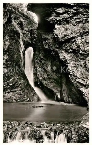 AK / Ansichtskarte Bernkastel Kues Tiefenbach Wasserfall Kat. Bernkastel Kues