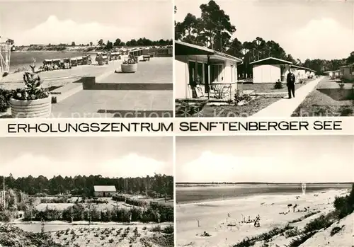 AK / Ansichtskarte Senftenberg Niederlausitz Erholungszentrum Senftenberger See Bungalows Strand Kat. Senftenberg