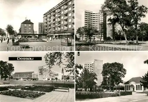 AK / Ansichtskarte Dessau Rosslau Wilhelm Pieck Strasse Stadtpark Kat. Dessau Rosslau