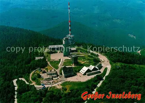 AK / Ansichtskarte Grosser Inselsberg Fliegeraufnahme Kat. Brotterode