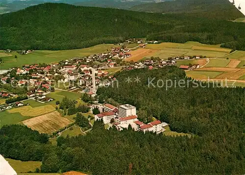 AK / Ansichtskarte Cham Oberpfalz Bayerwald Kurklinik Fliegeraufnahme Kat. Cham