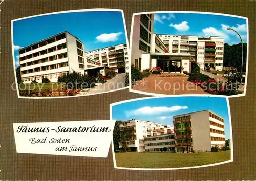 AK / Ansichtskarte Bad Soden Taunus Taunus Sanatorium Kat. Bad Soden am Taunus