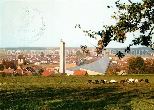 AK / Ansichtskarte Sulgen Schramberg Alte und neue katholische Kirche Luftkurort im Schwarzwald Kat. Schramberg