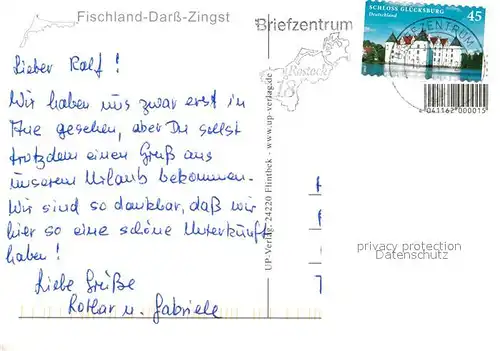 AK / Ansichtskarte Zingst Ostseebad Idylle einer Landschaft Fischland Darss Faehre Segelboot Leuchtturm Strand Kat. Zingst Darss