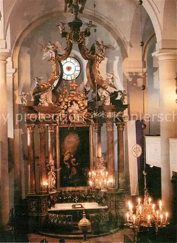 AK / Ansichtskarte Sopron Altar der evang luth Kirche Altarbild