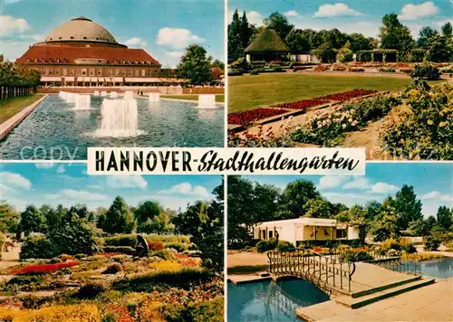 AK / Ansichtskarte Hannover Stadthallengarten Wasserspiele Kat. Hannover