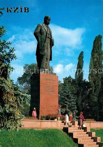 AK / Ansichtskarte Kiev Kiew Monument to T G Shevchenko Denkmal