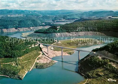 AK / Ansichtskarte Pont de la Pyle Les Gorges de l Ain vue aerienne Kat. Coyron