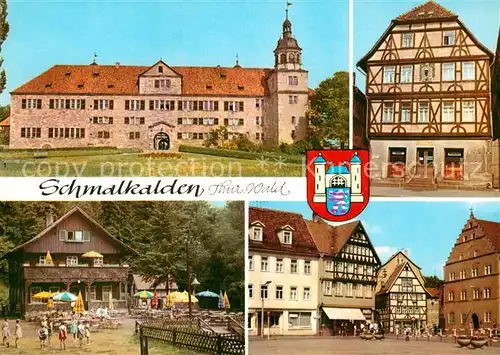 AK / Ansichtskarte Schmalkalden Schloss Wilhelmsburg Lutherhaus HOG Ehrental Altmarkt Kat. Schmalkalden