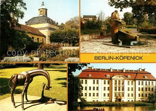 AK / Ansichtskarte Koepenick Schloss Skulpturen Statue Schlosspark Kat. Berlin